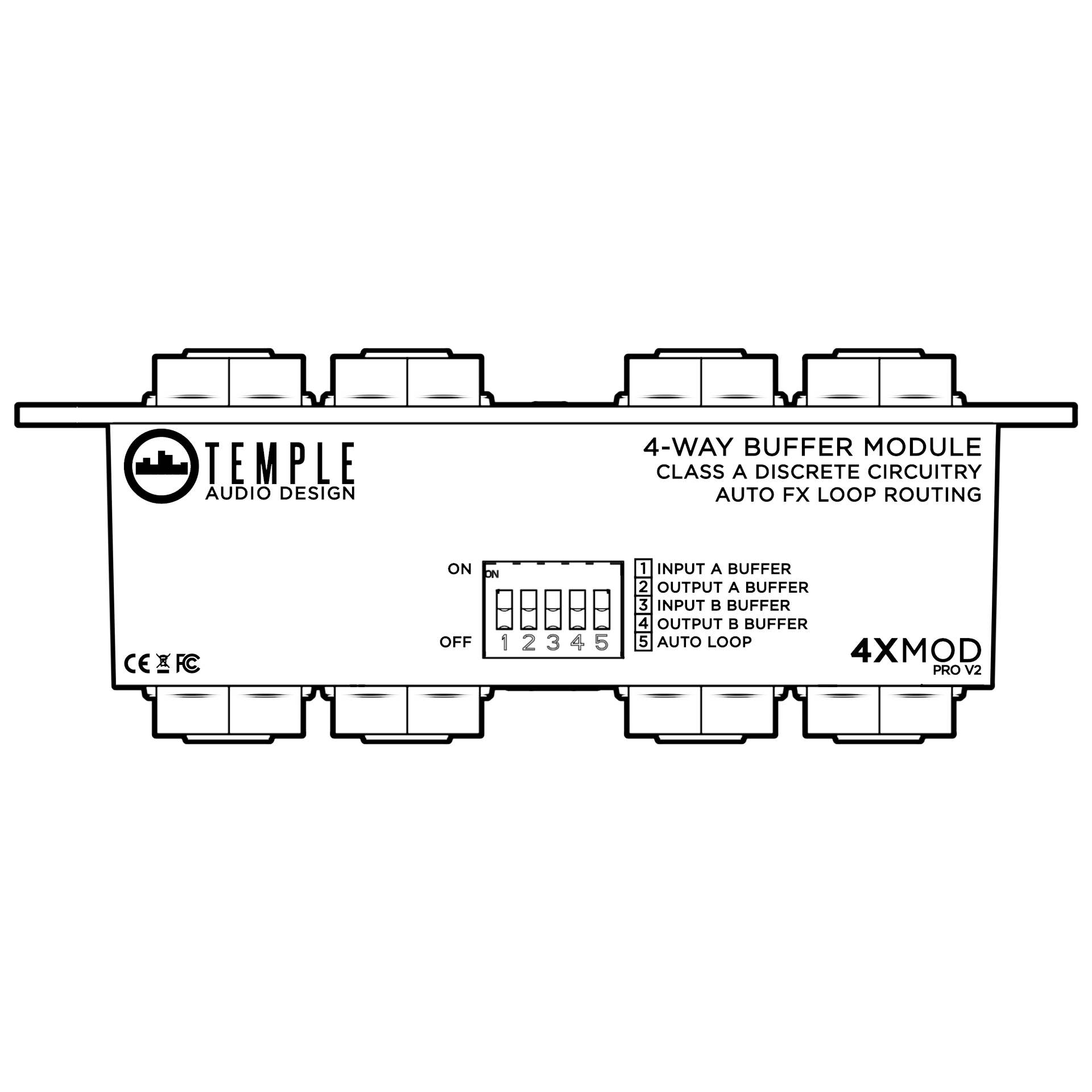 4X MOD PRO v2 Labels