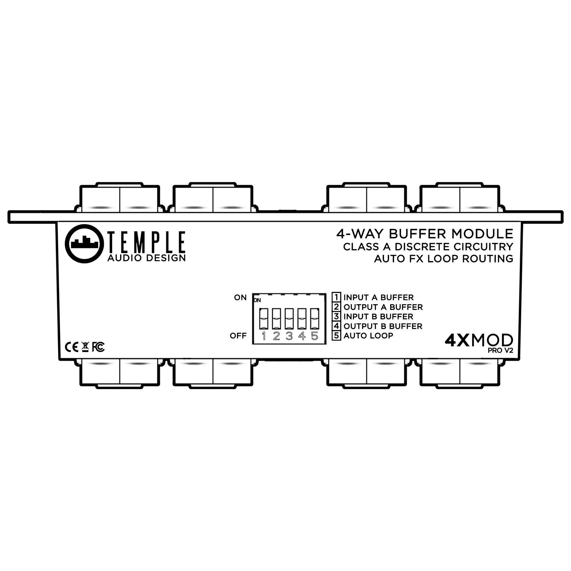 4X MOD PRO v2 Labels