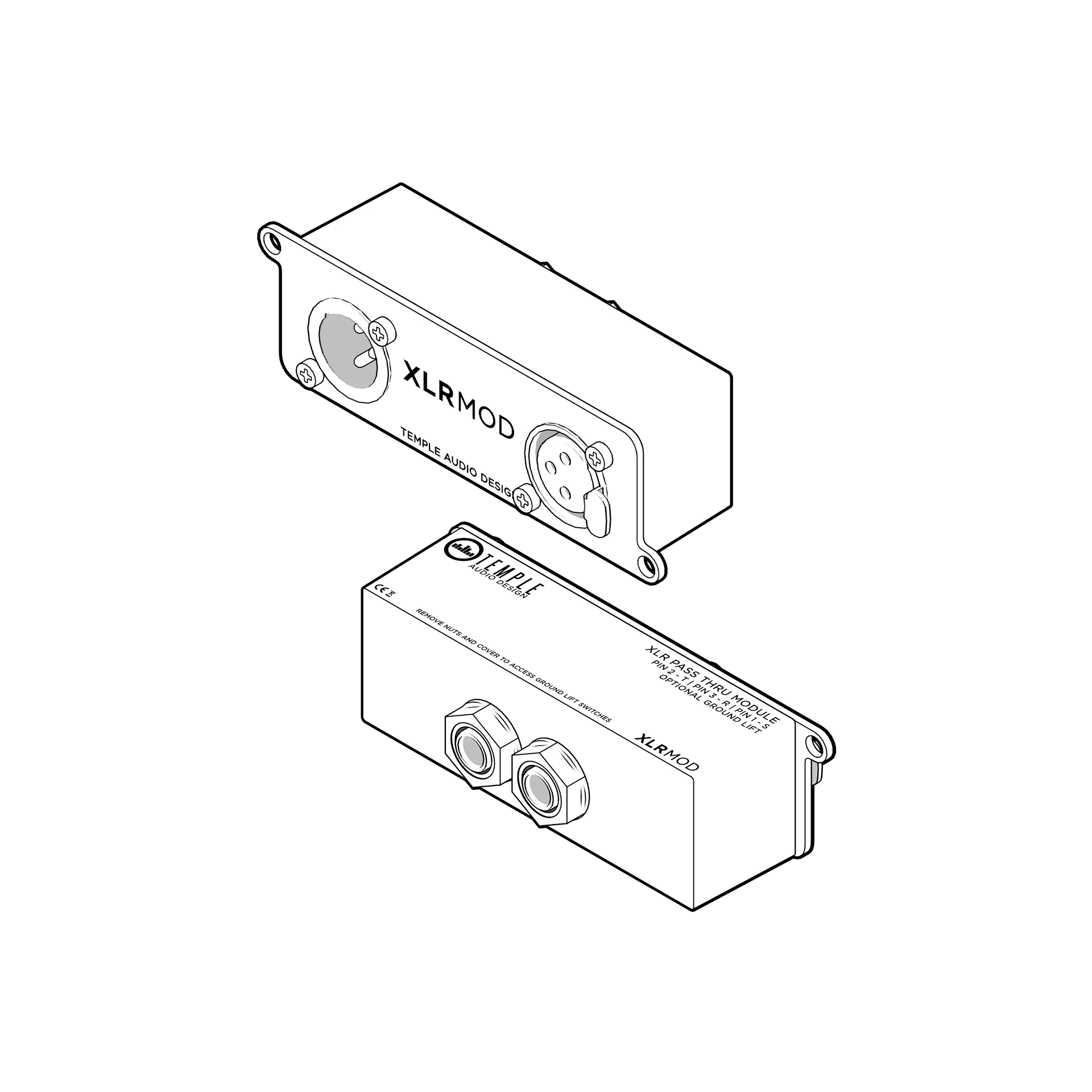 XLR MOD Front and Back ISO